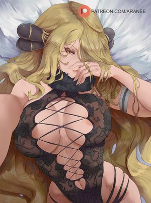 Cynthia (Pokémon) by Araneesama