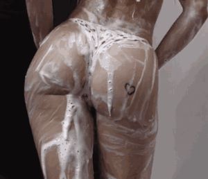 Scarlet Chase revealing buttplug