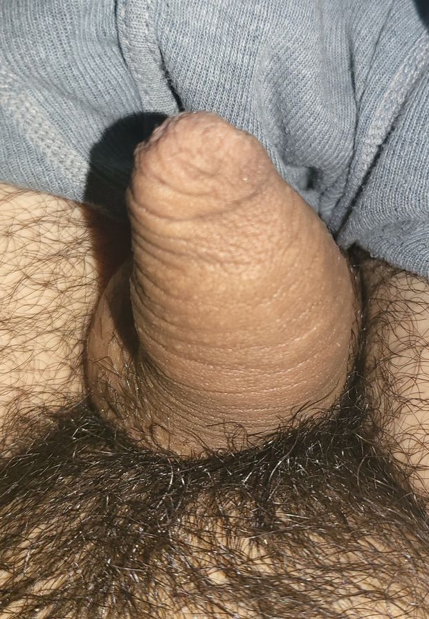 Small uncut penis