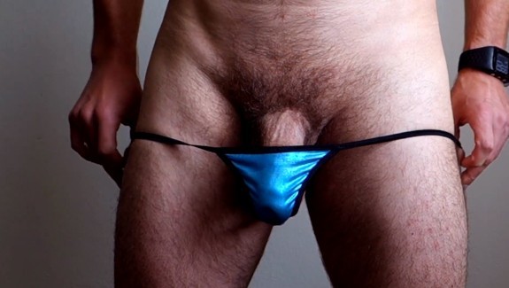 Male in g string
