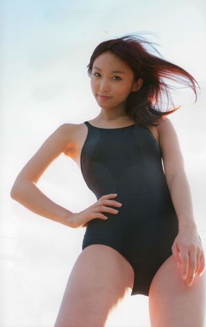 Risa in a swimsuit