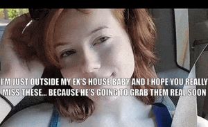 She left you in chastity while on a trip to the place where she used to live before