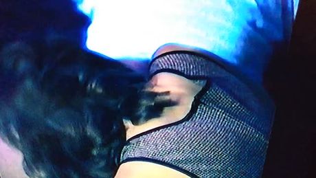 On hidden camera. Before work blowjob