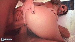 2 cocks in her cunt and fingers in her arse