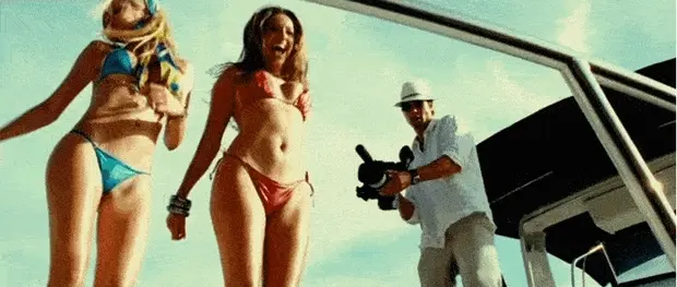 Piranha 3D - HOTTIES DANNI & CRYSTAL SEXY DANCING & JUMPING ON BOAT GIF!!