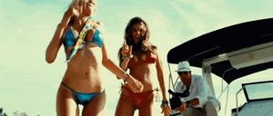 Piranha 3D - HOTTIES DANNI & CRYSTAL SEXY DANCING ON BOAT PART #3 GIF!