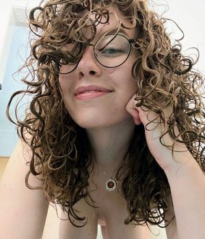 behind her glasses, the lust