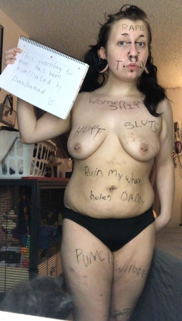 Humiliated slave