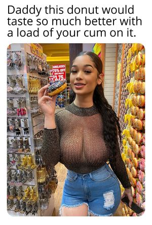 Lexie wants Daddy donut load