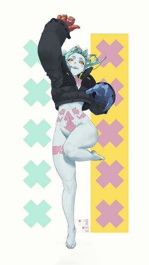 rebecca (cyberpunk and 1 more) drawn by grmm