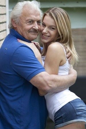 Look how sweet Princess is being to Uncle Steve! I wonder what she wants.
