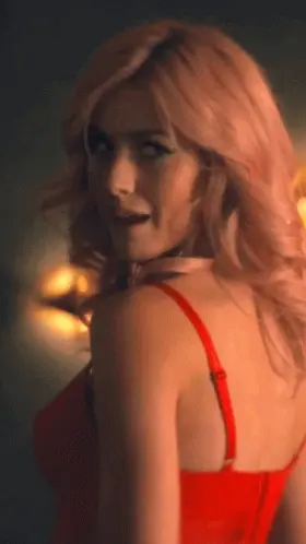 Katherine McNamara Lingerie Wink