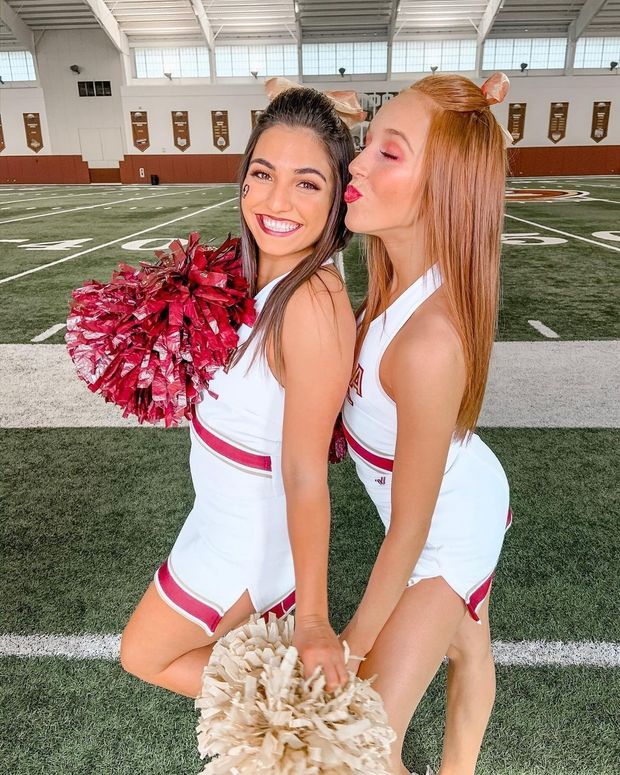 Two glamorous hotties representing FSU.
