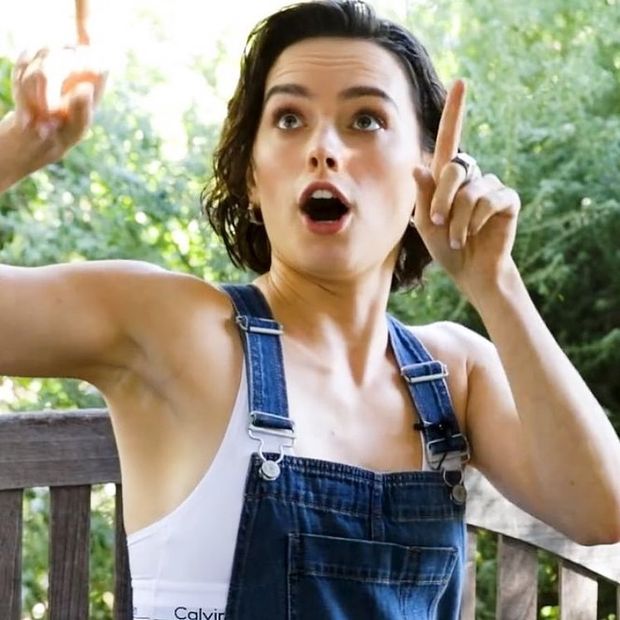 Sexy Daisy Ridley Coveralls
