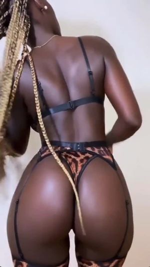 Beautiful Ebony in Lingerie