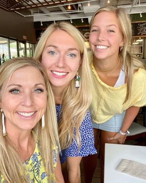 MILF & two daughters, all blonde.