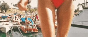 Piranha 3D - Danni sexy red bikini dancing on boat #2 gif!