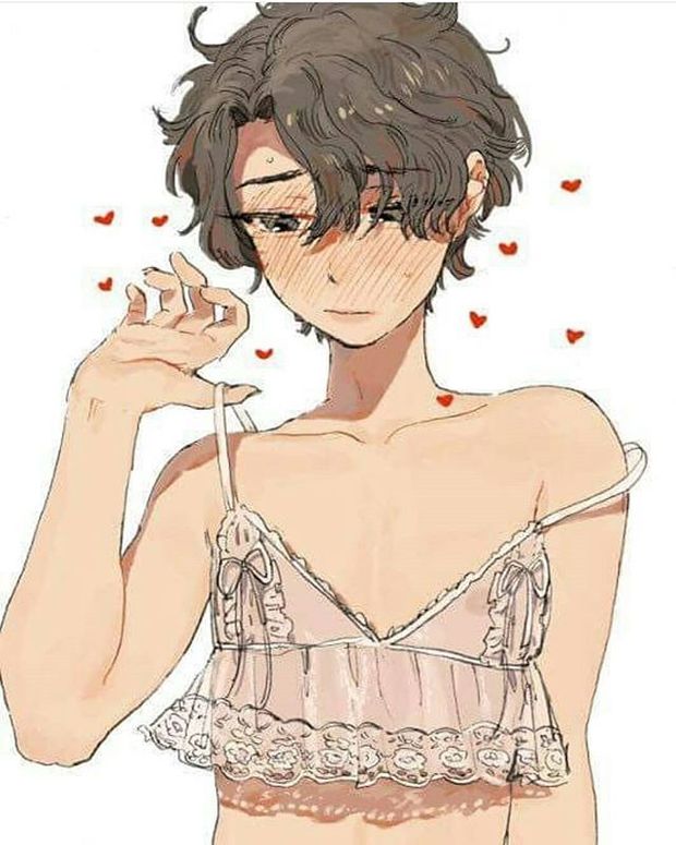Sissy in lingerie