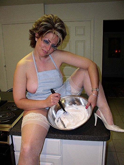 Hot Milf in the Kitchen