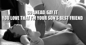 His cock was double the size of your husband's.