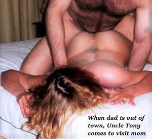 Uncle Tony visits Mom