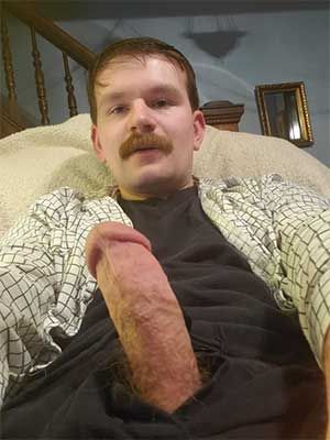 Nice thick mustache and hot hard cock ready for action in Kettering, OH