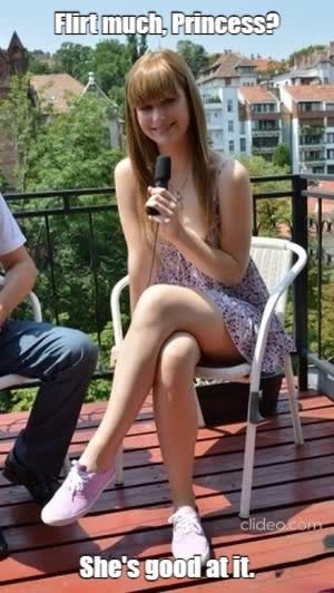 She also practices a lot...