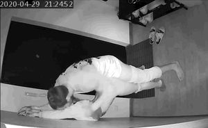 Watching my wife cheat on the security footage of last nights party while I have morning coffee