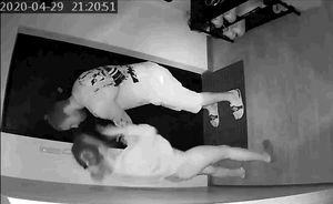 If we’re going to do this you have to be quiet my husbands upstairs asleep