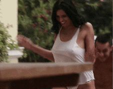 Chasing a wet t-shirt hottie