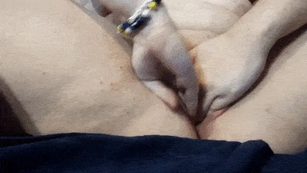 showing off my ruined pussy after fisting it