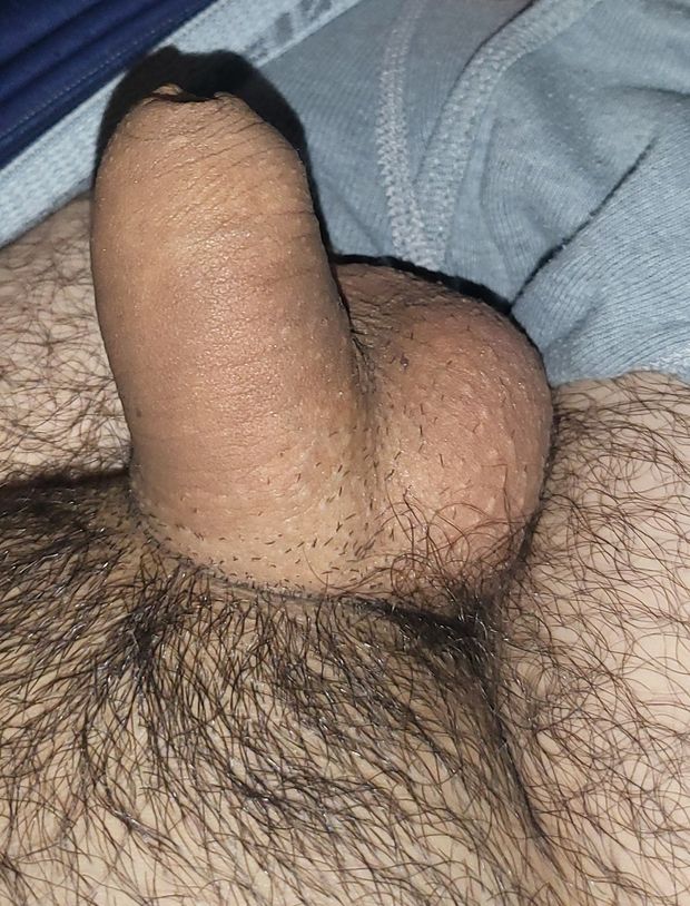 Small uncut penis