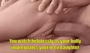 He came into your house and claimed your daughter, you couldn't do anything but watch.