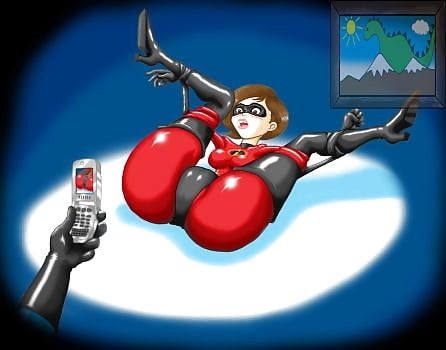 Elastigirl tied up