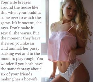 "Don't make it sexual," your wife warns....