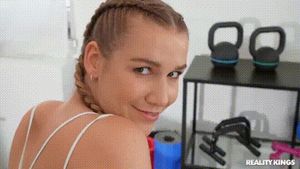 Me When She Notices Behind My Transparent Yoga Pants My Diamond Anal Plug Hiding In Between My Ass Cheeks At The All-Female Gym