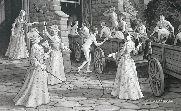 Male slave trade