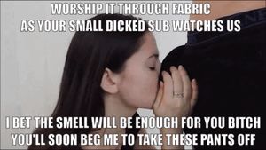 He was right, she's begging him like the horny pet she is