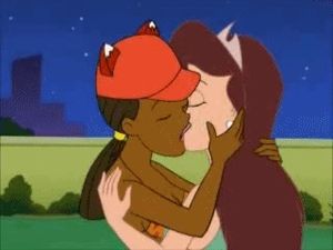 Foxxy Love and Princess Ciara kiss