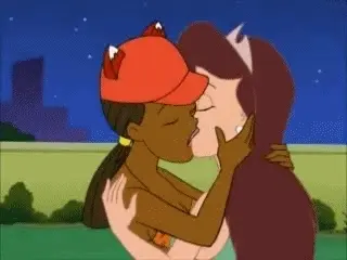 Foxxy Love and Princess Ciara kiss