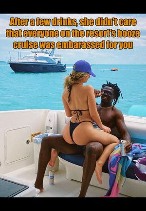 She forgot you were there...