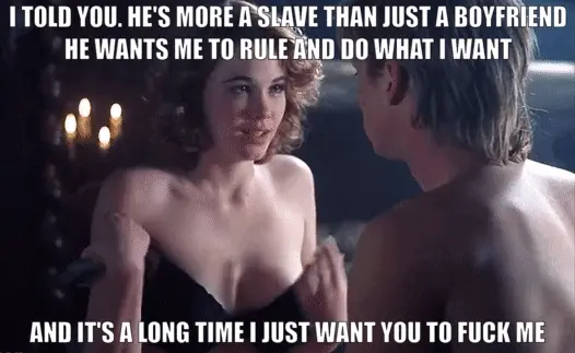 Finally offering herself to that guy she found so hot