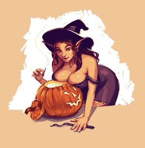 "Big pumpkins" Artist- walnusstinte