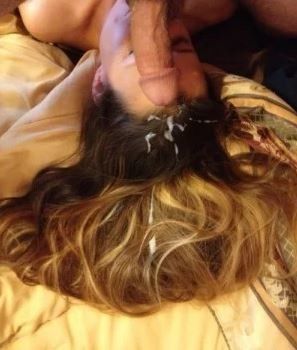 I love cum in my hair...