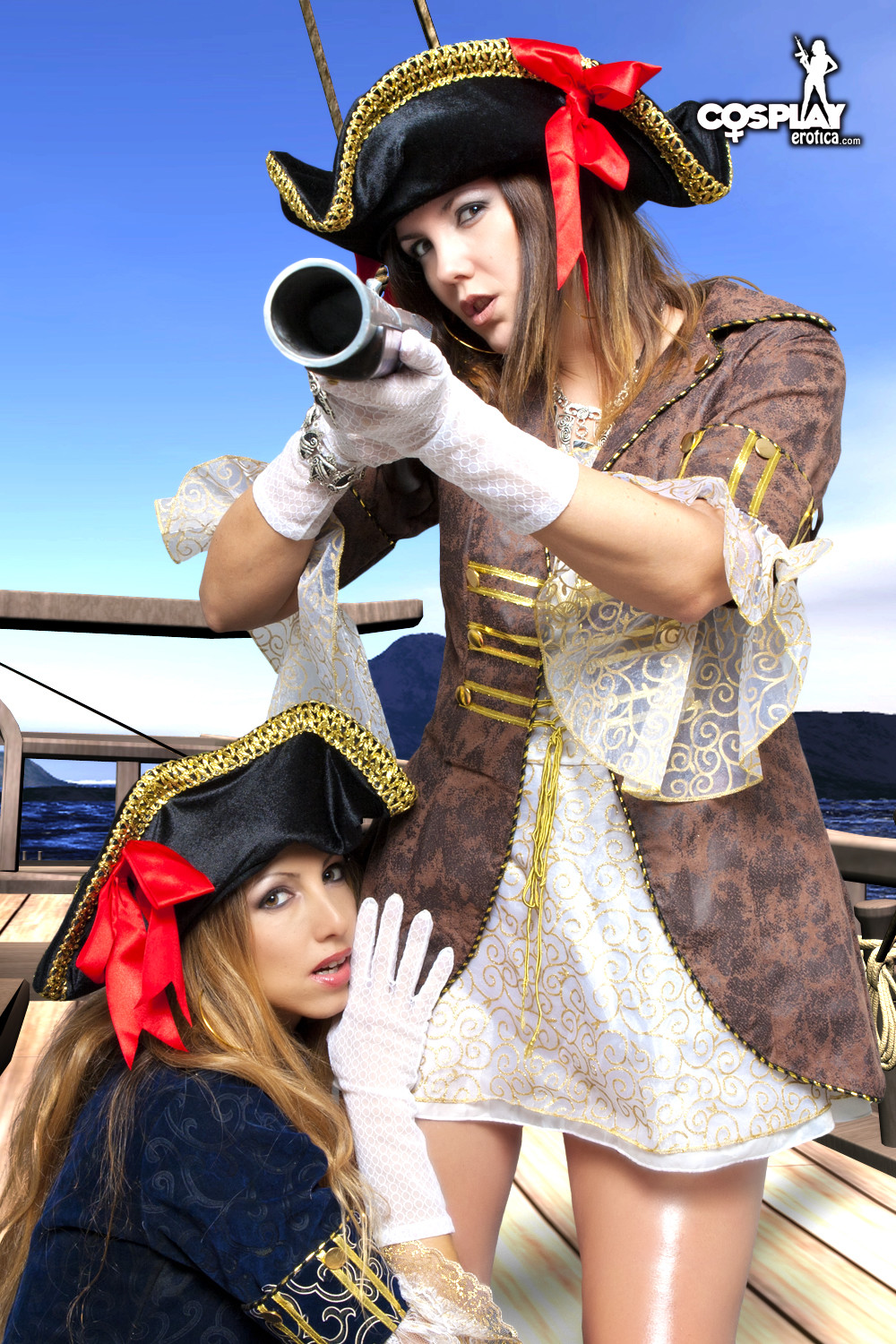 Fucking pirates, what they are and do. I wouldn't mind fucking them either.