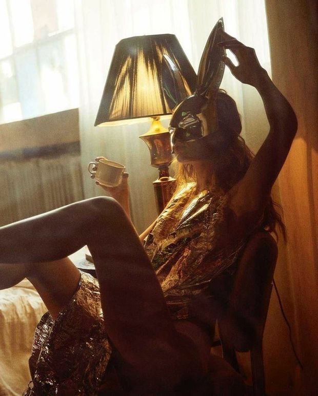 Crome Blind Bunny mask ultimate kink