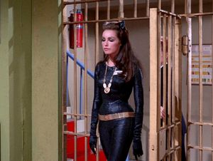 Julie Newmar - Catwoman goes to jail