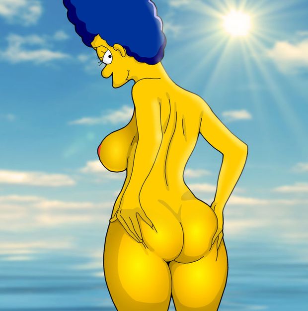 Sexy MILF Ass - Marge Simpson - The Simpsons - Cartoon Porn