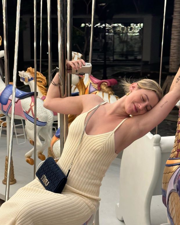 Lili Reinhart On the Merry-Go-Round