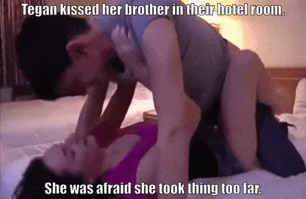 Hotel sibling fun.